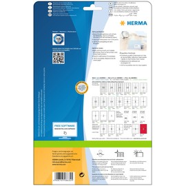 HERMA 8632 Address labels Premium A4 63,5x38,1 mm white paper matt 210 pcs.