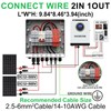 CNLonQcom 2 String Solar PV Combiner Box IP65 2 in