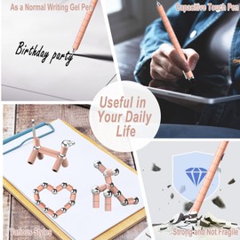 Fidget Gel Pen Sensory Toys - Cool EDC Gadget Tool for Adults, Fun Gifts for 12+ Year Old Teens, Kill Time with Stress Anxiety Relief Items, Birthday, Anniversary & Stocking Stuffer Novelty Gift Ideas