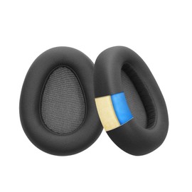 kwmobile Replacement Ear Pads Compatible with Jlab Jbuds Lux ANC (Set of 2) - Cooling Gel Earpads - Black