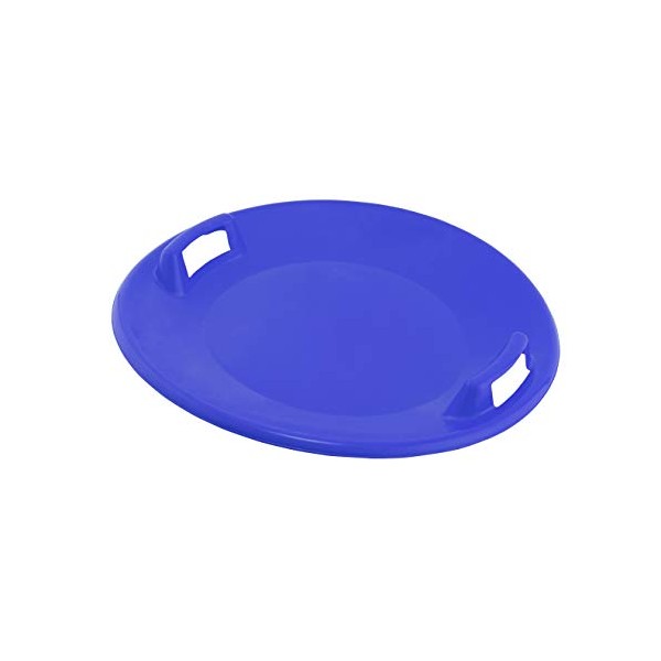 Superio Round Kids Snow Sled 24" Blue Saucer Disk Sled