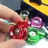 Mini Turbo Turbocharger Keychain Spinning Turbine Key Chain Ring Keyring