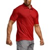 CQR Men's Polo Shirts, Tactical Short Sleeve Golf Performance Shirts,