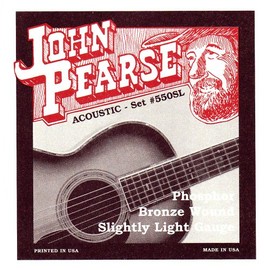 John Pearse Cuerdas Guitarra Acústica Fósforo Bronce Ligeramente Ligero