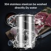 Eummy Meat Press Cooker with Thermometer 304 Stainless Steel Ham