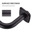 TRUSTMI Shower Arm with Flange 13 Inch S Shape Stainless