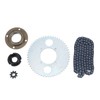 T8F Chain Sprocket Kit Steel 116 Link Drive Chain with
