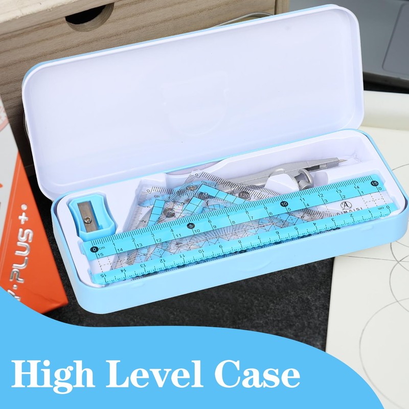 Compass Geometry Tool Geometry Set Drafting Drawing Compass and Protractor