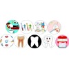 Set of 9 DENTIST MAGNETS ~ Dentistry Dental Teeth
