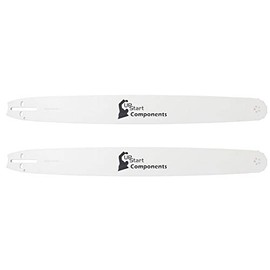 UpStart Components 2-Pack 24-Inch Chainsaw Guide Bar Replacement for Echo CS-620P - (24 inch Length, 3/8" Pitch.050" Gauge, 81 Drive Links, 11 Sprocket Nose Tooth)