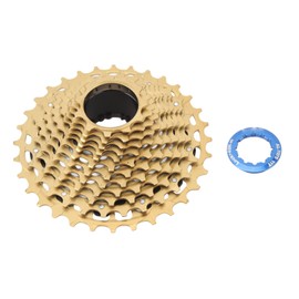 12 Speed Cassette 32T Steel Light Weight Hollow Design Low Noise Smooth Operation Bike Part for Road Bike Gold