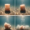 Himalayan Salt Urn for Ashes – Extra Small, Classic Cylinder