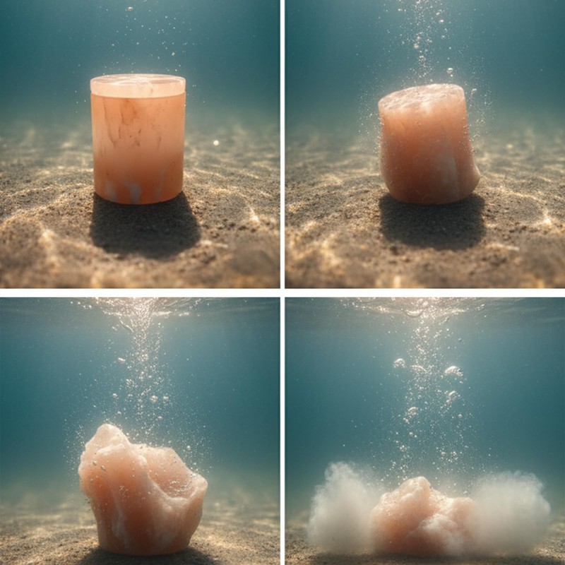 Himalayan Salt Urn for Ashes – Extra Small, Classic Cylinder