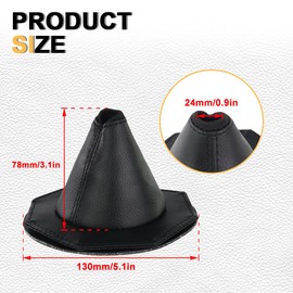 REARACE PVC Shift Boot Cover, Waterproof Shift Knob Cover Compatible with 2019 2018 2017 2016 2015 Slingshot Base/S/SL/GT LE/SL LE/SLR/SLR LE