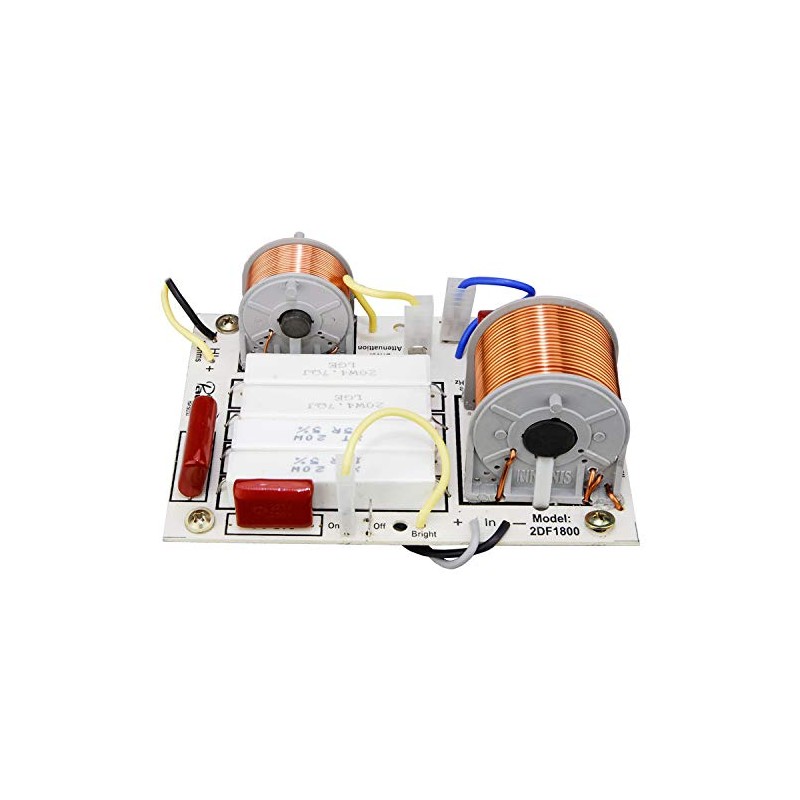 PRV AUDIO 2DF1800 Two-Way Crossover Board 1800Hz with Driver Attenuation