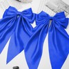Big Hair Bows Silky Satin Hair Bow with Long Tail