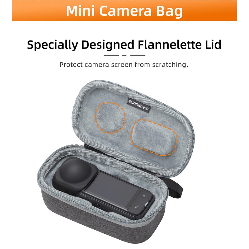 YYFRIEND Camera Accessories Carrying Case Mini Bag for INSTA360 X4/