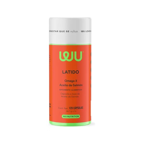 Suplemento Omega 3 Latido Wu Nutrition Aceite De Salmón Epa