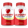 Gluvafit Supplement Natural Blood Balance Pills, Gluvafit Capsules (2 Pack)