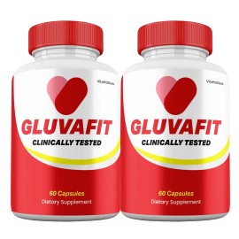 Gluvafit Supplement Natural Blood Balance Pills, Gluvafit Capsules (2 Pack)