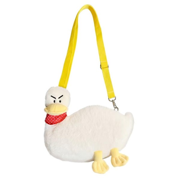 Funny Duck Tote Bag for Women,Kawaii Cute Duck Purse Shoulder