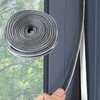 QIEOTE 33 Ft Gray Self-Adhesive Soundproofing Weather Stripping for Doors