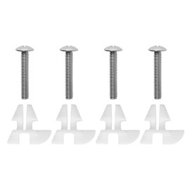 LEDBarz New Upgrade Toilet Seat Screws & Bolts for Kohler 1133024 Hardware Pack, Compatible with Kohler Toilet Seats Parts Secure Fit Toilet Seat Hardware Kit, Non-Slip Rust-Resistant - 4 Pack