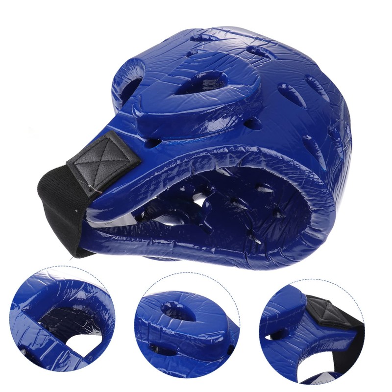 Parliky Sparring Headgear Eva Taekwondo Helmet S Blue Air Vented
