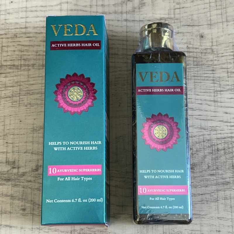 Veda Active Herbs Hair Oil - Hair Growth Oil -