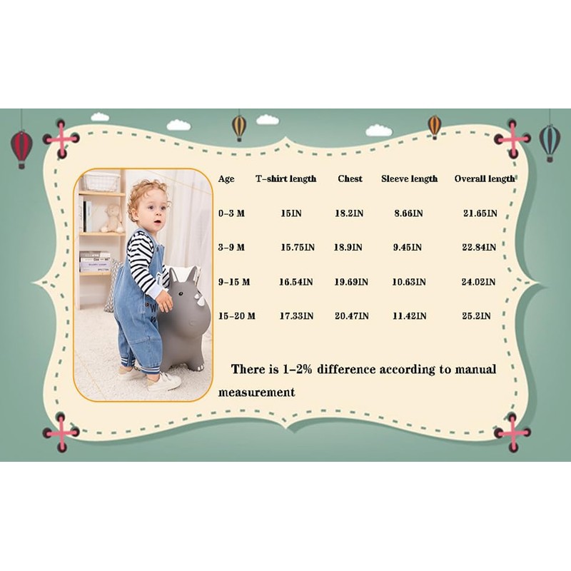 LvYinLi Cute Baby Boys Clothes Toddler Boys' Romper Jumpsuit Overalls