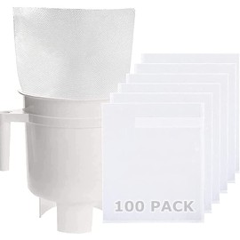 Cold Brew Coffee Filter Bags - 100 Pack Home Cold Brew System Filter Bags Compatible for Toddy Cold Brew Coffee Maker 11.25''x 13'' Natural Durable Home Model Disposable Coffee Brewing Bags