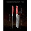 SANMUZUO Santoku Knife - 7 inch - Xuan Series -