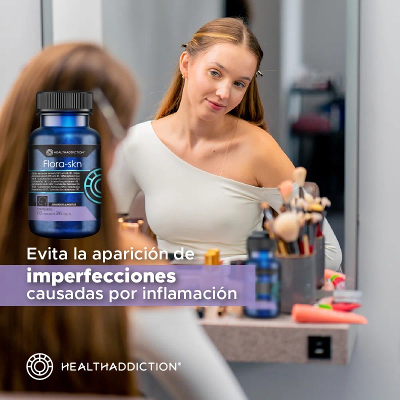 HEALTHADDICTION - Probióticos para Piel Flora-SKN - Salud Cutánea y