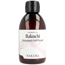 nikura Nikura Bakuchi (Bakuchiol) Oil (Cold Pressed) - 250ml | For Skin, Hair, Body, Face | Moisturising Carrier Oil | Vegan & UK Made | BPA Free