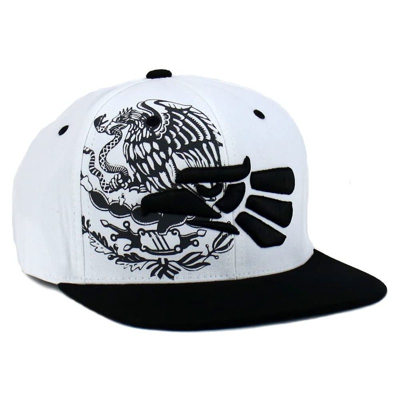 Mexican Hat Snapback Hecho En Mexico Eagle Aguila Flag Flat