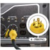 RV Generator Power Adapter-30Amp Male 4 Prong Plug to 50
