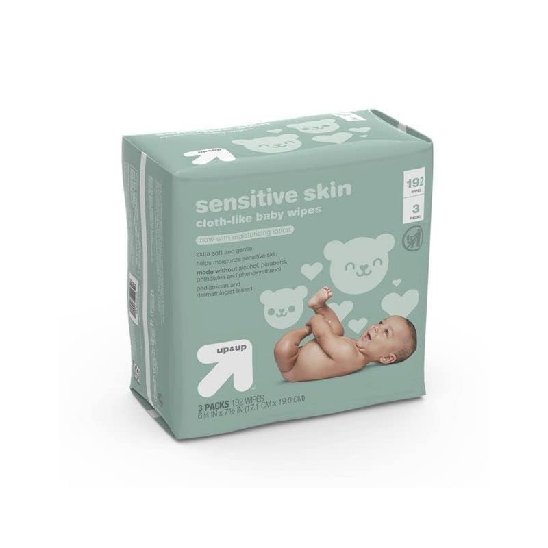 Up & Up Sensitive Skin Baby Wipes - 3 Packs