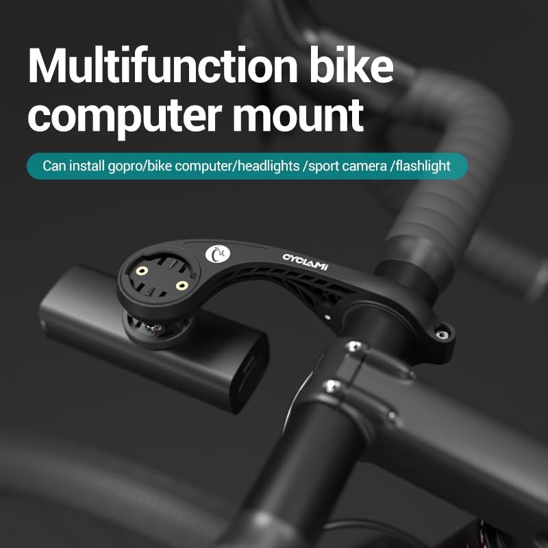 Out Front Mount Compatible with Garmin Edge Bike Computer, XOSS,
