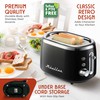 MÜELLERHOME Retro Toaster 2 Slice, 7 Browning Levels, 3 Functions