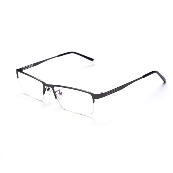 Half Frame Nearsighted Distance Glasses -1.75 Men Women Simple Comfortable Myopia Glasses