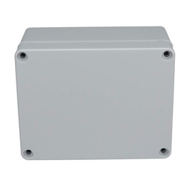 BUD Industries PN-1323 Polycarbonate NEMA 4X Box 4.53" L x 2.56" W x 2.17" H, Gray