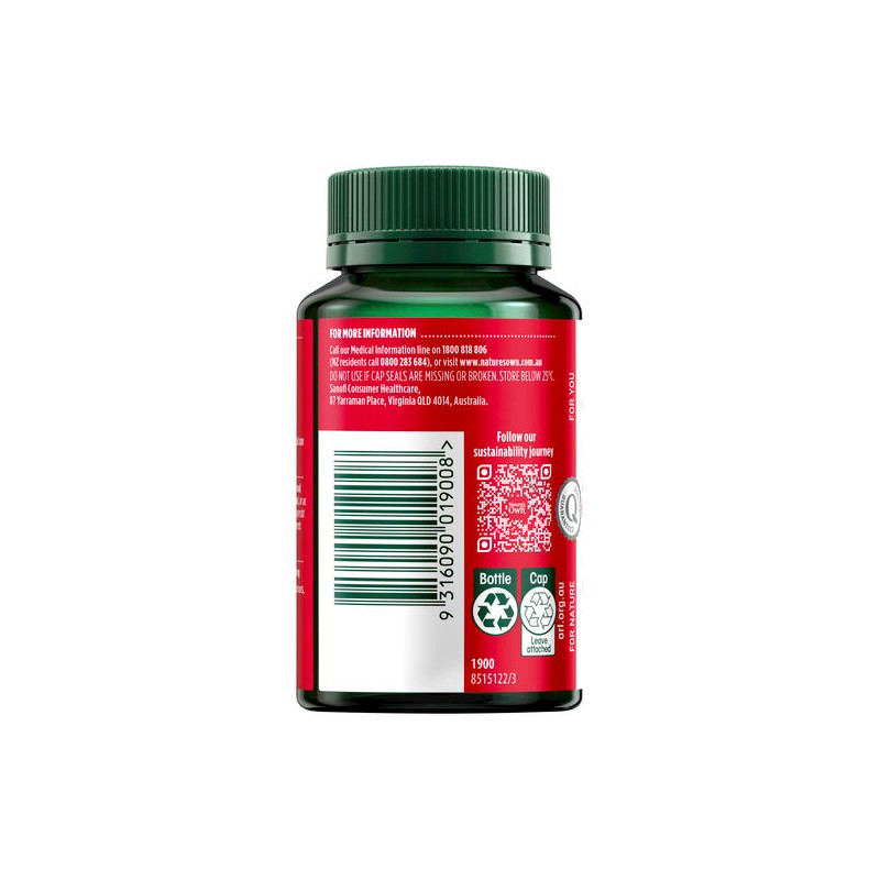 Nature's Own High Strength Magnesium Orotate 800Mg 60 Capsules