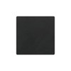 Lind DNA Square Nupo Glass Mats, Leather, Black, 2-Piece