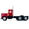 DCD Peterbilt Short Day Cab Red 1/87 (HO) Plastic Model Car by Promotex