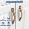 Amerdeco 10 Pack Antique Brass Cabinet Pulls, 3.75 Inch (96mm)