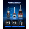Marsauto 9006/HB4 LED Fog Light Bulbs, 34,000LM Ultra-Bright for Wider