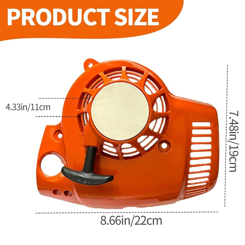 Lawn Mower Pull Starter - Recoil Handheld Replacement Part Lawn