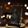 3D Crystal Jesus Figurine Statue with LED Light (Large)