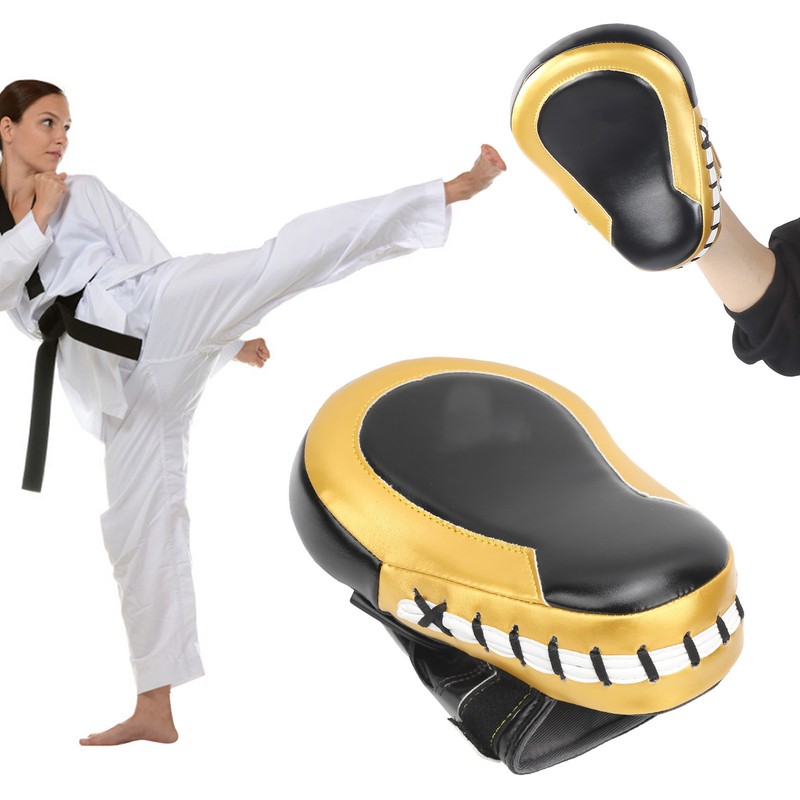 Boxing Curved Training Hand Pads Adult Muay Thai Punching Kicking