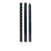 ILLUME Beautifully Done Unscented Assorted Candle Tapers 3-Pack, Black